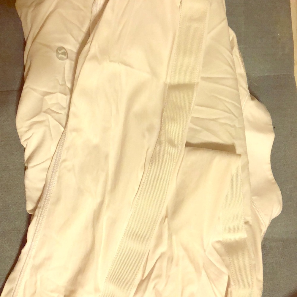 Lululemon white work out jacket